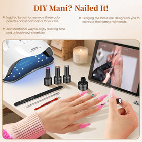 Pack de 60 Pcs vernis à ongles gel YALSYNY