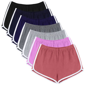 Pack de 7 shorts en coton URATOT pour femmes, vue de face