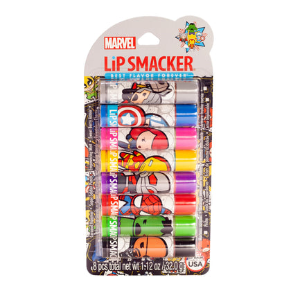 Pack de 8 baumes à lèvres Lip Smacker Marvel Avengers