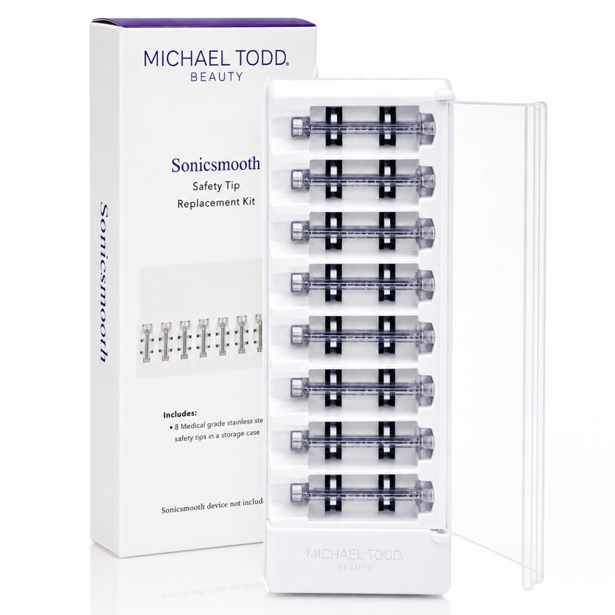 Pack de 8 lames de dermaplaning MICHAEL TODD vue avant