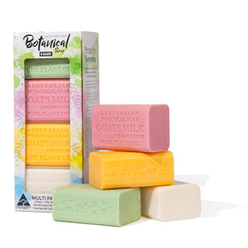 Pack de 8 savons au lait de chèvre Australian Botanical Soap