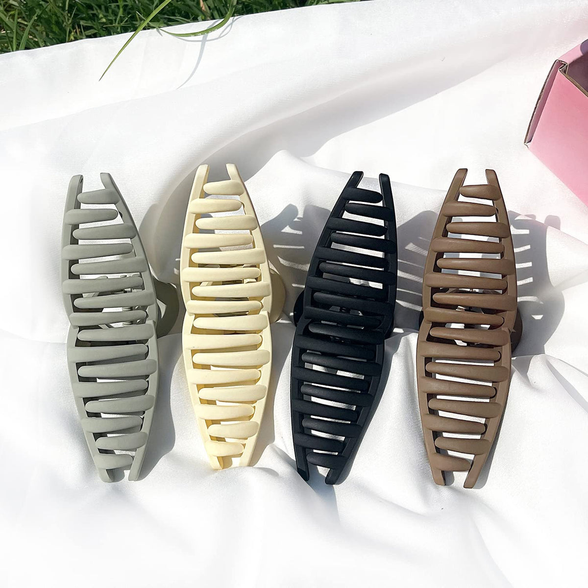 Pack de clips à cheveux FAELBATY avec 4 couleurs différentes