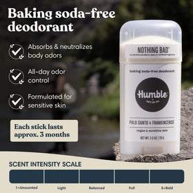 Pack de déodorants HUMBLE sans aluminium, 3 pièces