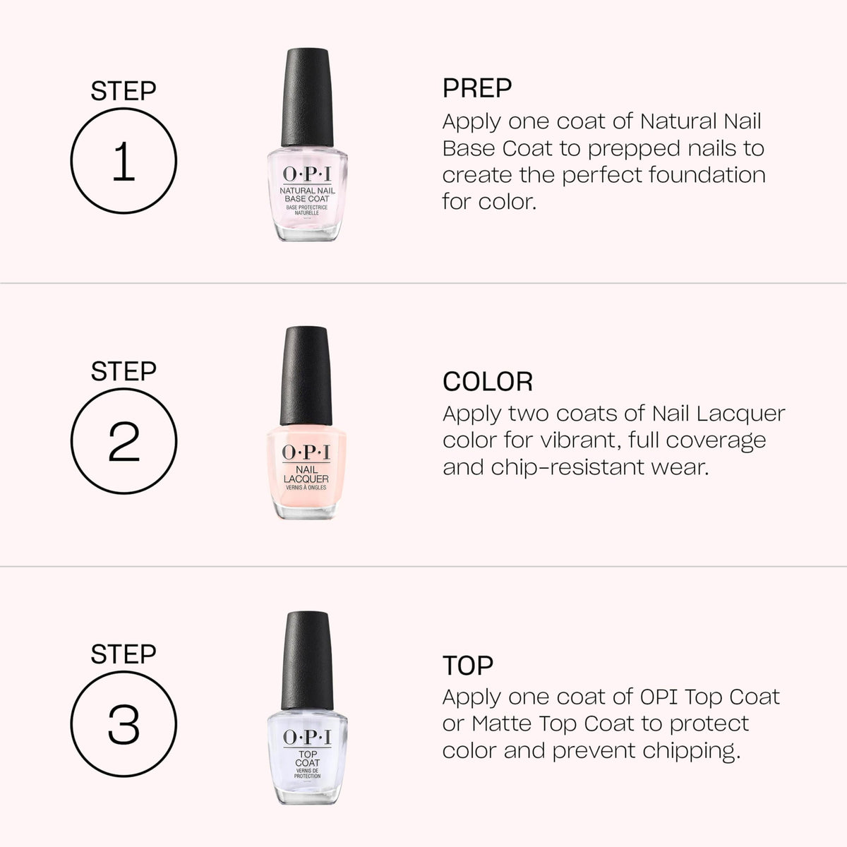 Pack de Duo de Vernis à Ongles OPI sur fond blanc