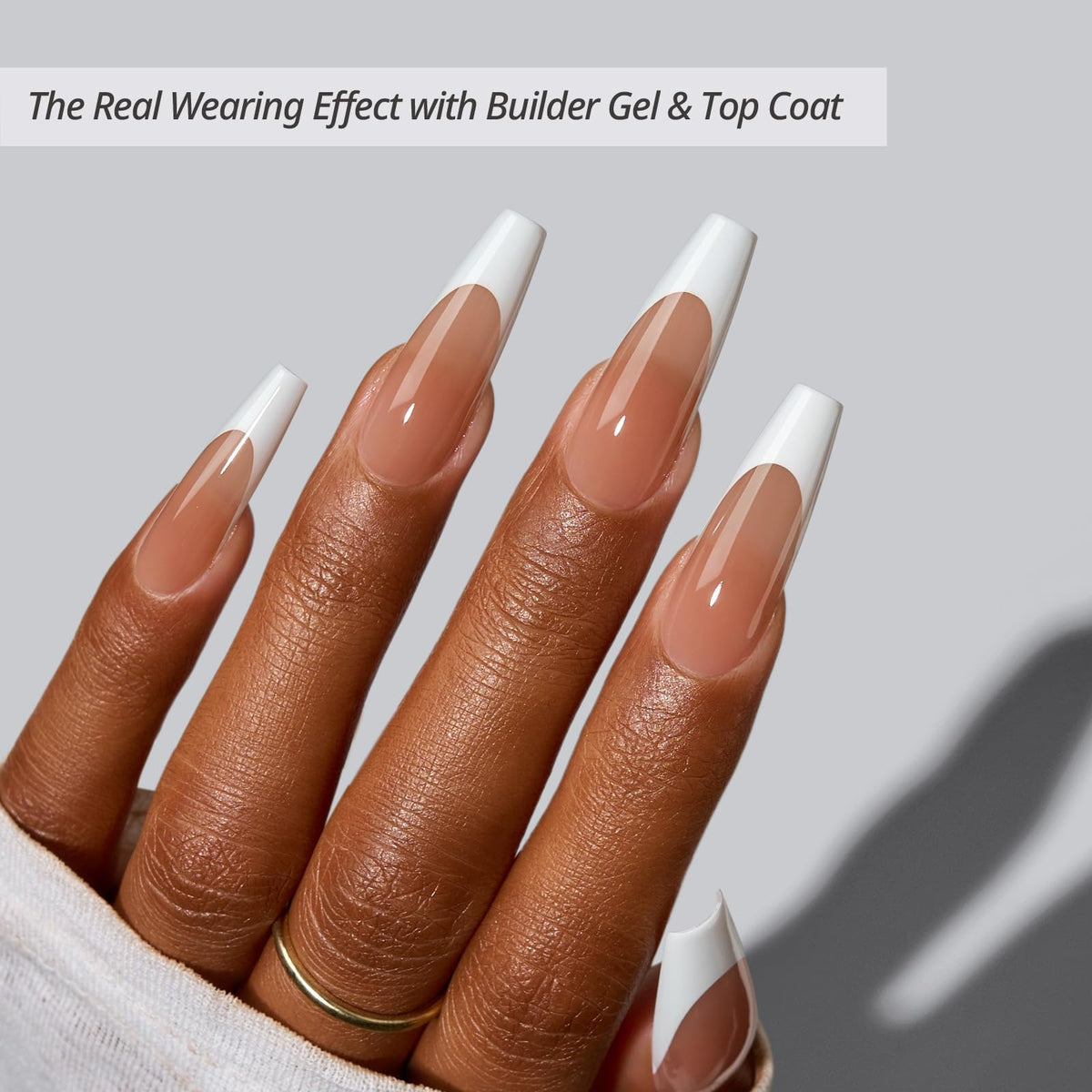 Pack de faux ongles BTARTBOXNAILS avec tips français, présentation