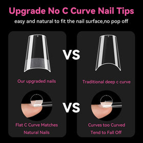 Pack de gel tips UNA GELLA avec étiquette de taille