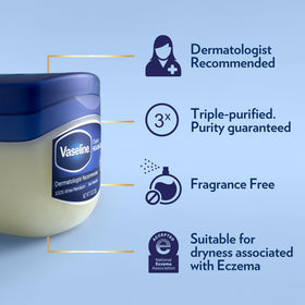 Pack de gelée de pétrole Vaseline, vue de dessus