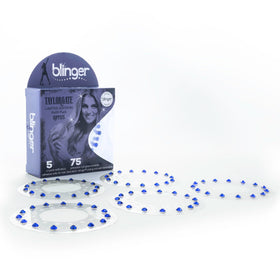 Pack de recharge blinger Taylorgate contenant 75 cristaux en cobalt
