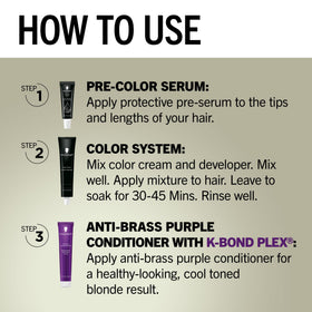 Pack de Schwarzkopf coloration cheveux avec instructions