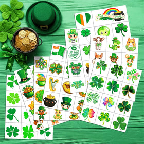 Pack de tatouages temporaires Saint Patrick pour enfants
