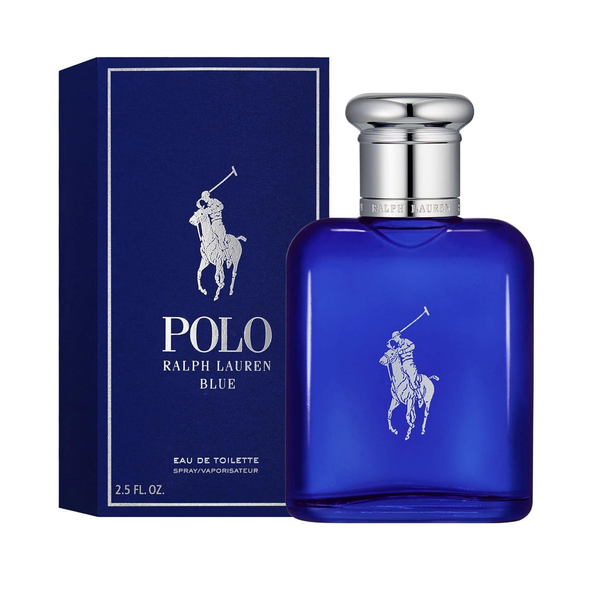 Packaging de l'eau de toilette Polo Blue de RALPH LAUREN