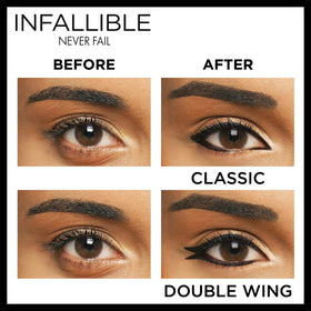 Packaging de l'eyeliner L'Oreal Paris, noir, 0,008 oz
