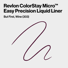 Packaging de l'eyeliner liquide REVLON ColorStay Micro But First, Wine