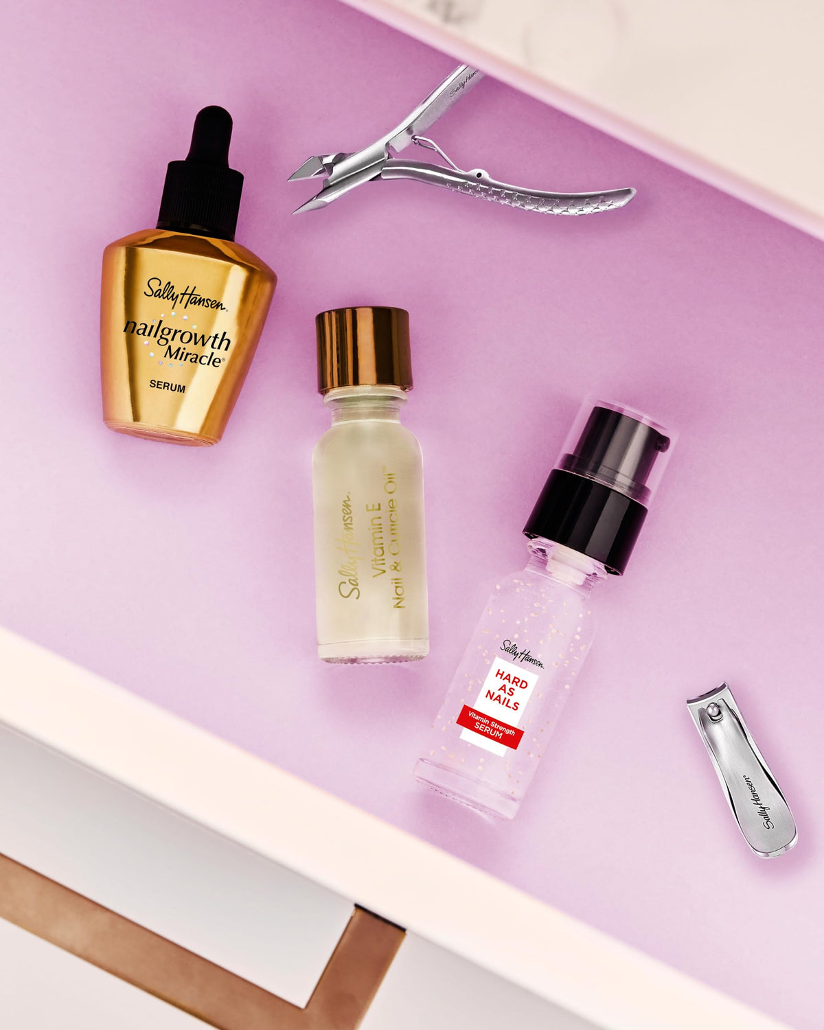 Packaging de l'huile pour ongles Sally Hansen