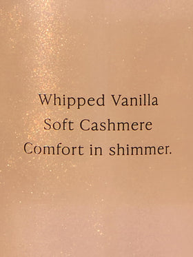 Packaging de la brume parfumée Victoria's Secret Bare Vanilla Shimmer