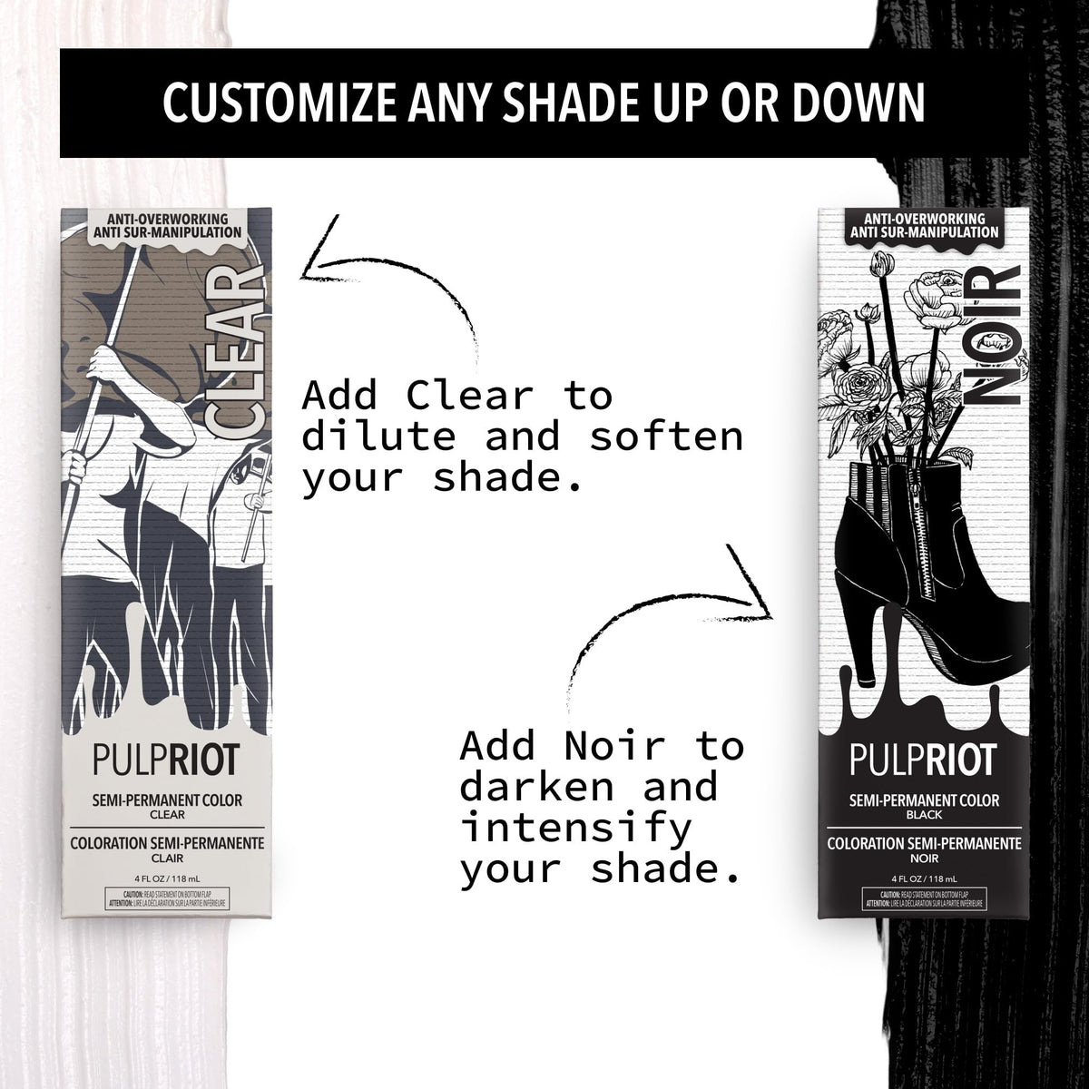 Packaging de la coloration Pulp Riot Eloped