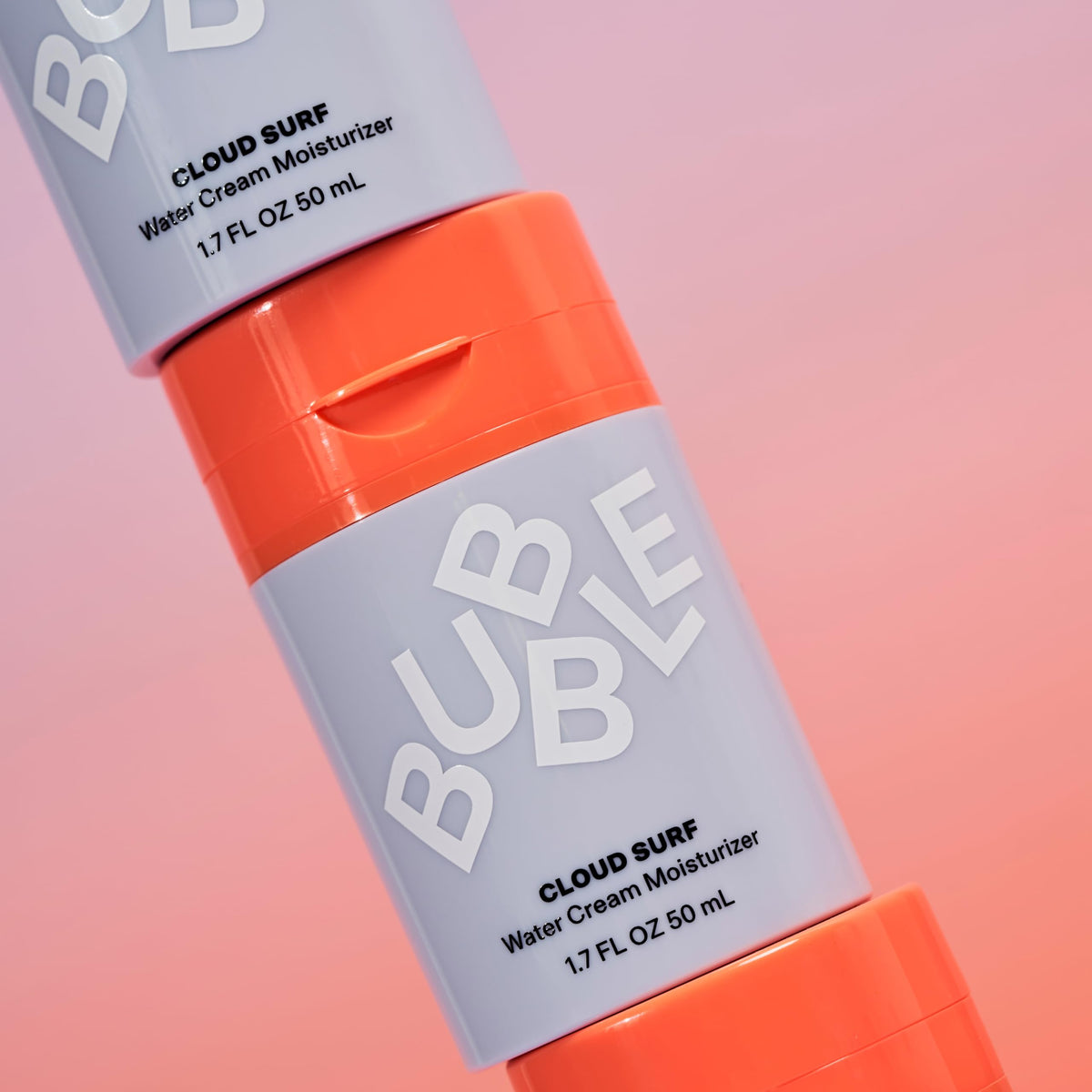 Packaging de la Crème Cloud Surf de Bubble Skincare
