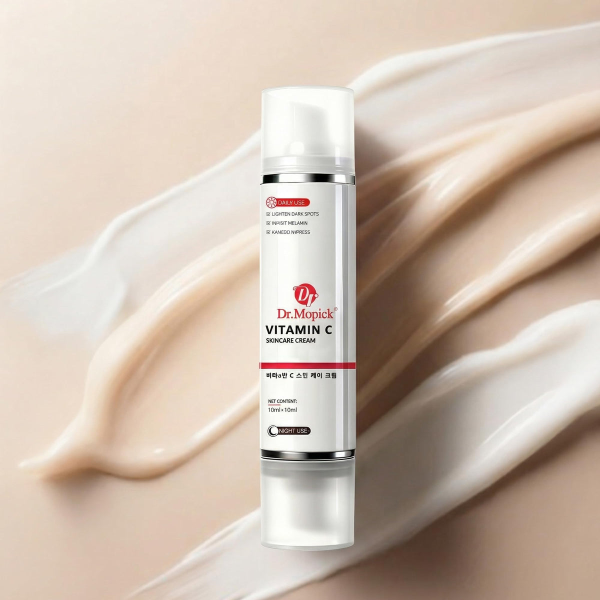Packaging de la crème DR.MOPICK avec acide tranexamique