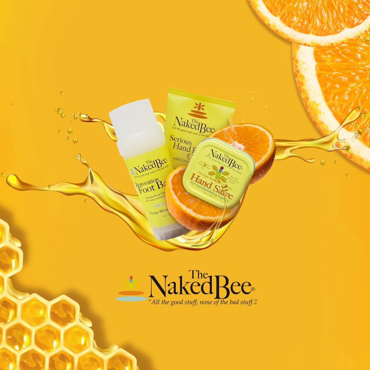 Packaging de la crème Mains & Corps The Naked Bee