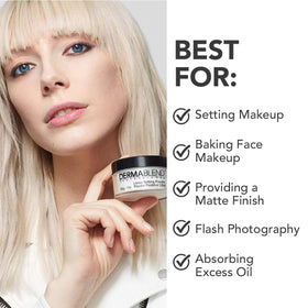 Packaging de la Poudre Fixatrice Dermablend 18g