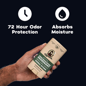 Packaging déodorant Dr. Squatch 72h protection