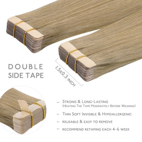 Packaging des extensions de cheveux Wennalife avec 20 pièces