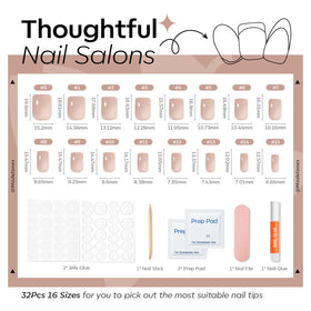 packaging des faux ongles press-on modelones
