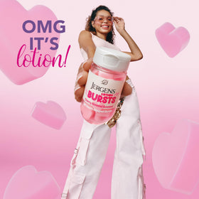 Packaging des Lotion Bursts Jergens Cerise Amande