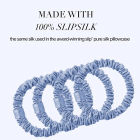 Packaging des scrunchies en soie SLIP, élégant et moderne