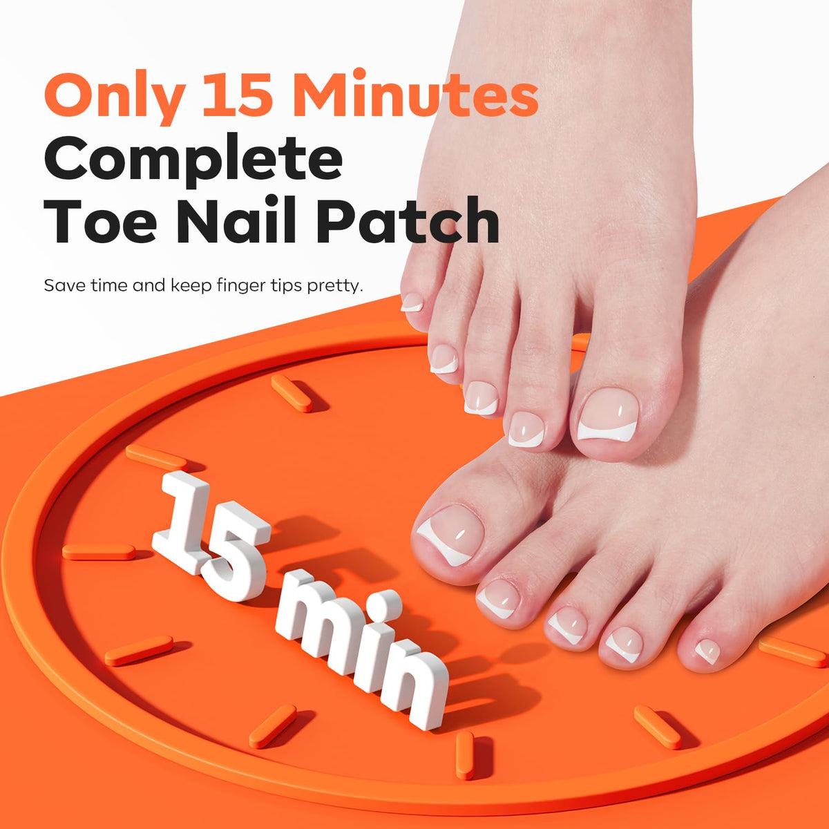 packaging des Tips d'Ongles de Pied modelones