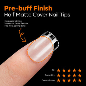 Packaging des tips d'ongles en gel modelones, dimensions 15,9 × 11,5 × 1,7 cm