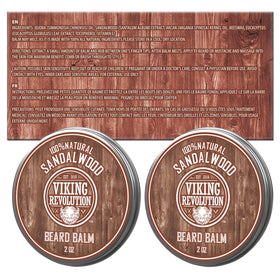 Packaging du baume à barbe Viking Revolution en duo