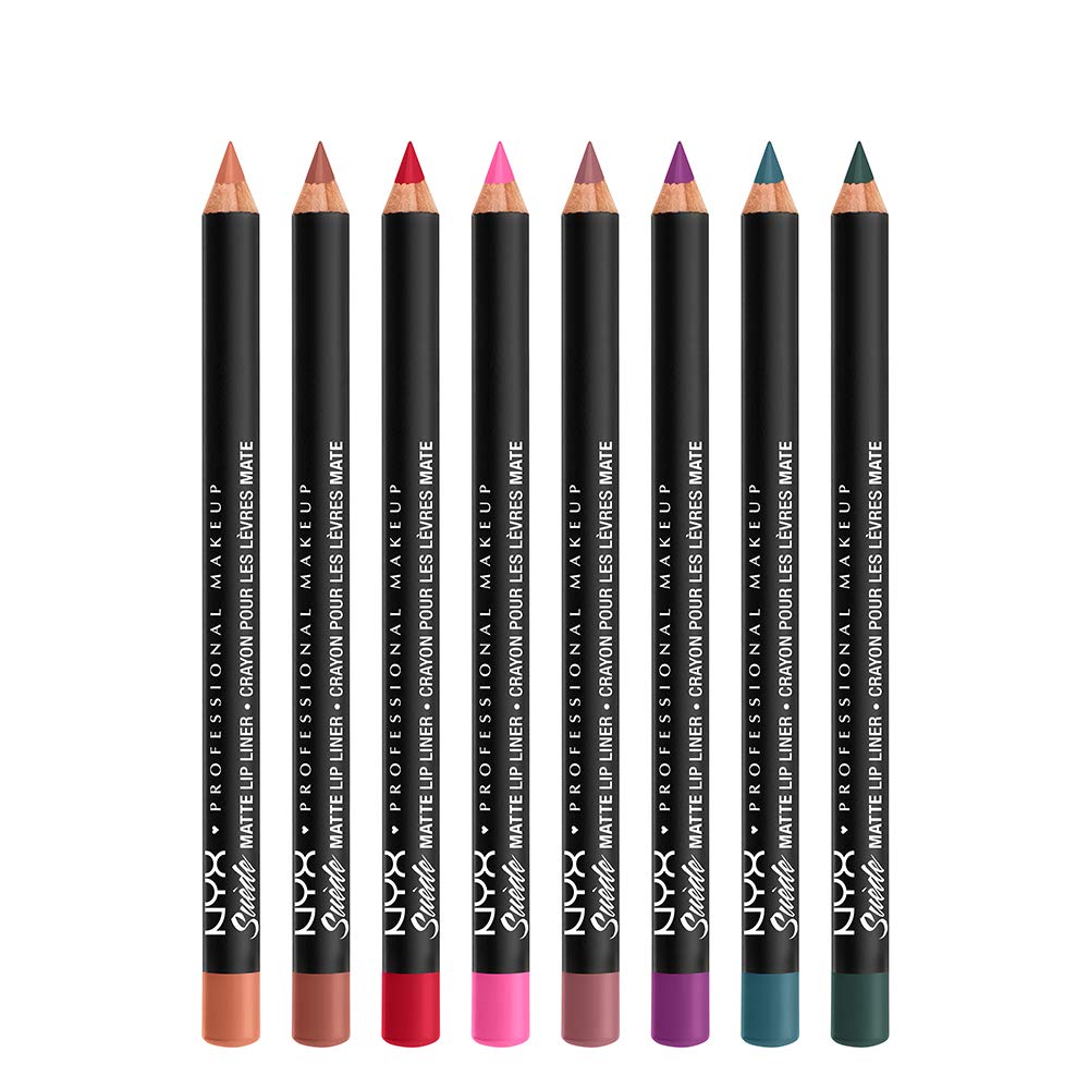 Packaging du Crayon à Lèvres NYX Suède Mat Violet Smoke