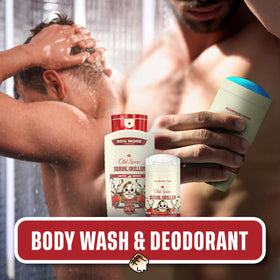 Packaging du déodorant Old Spice Serial Griller 141g