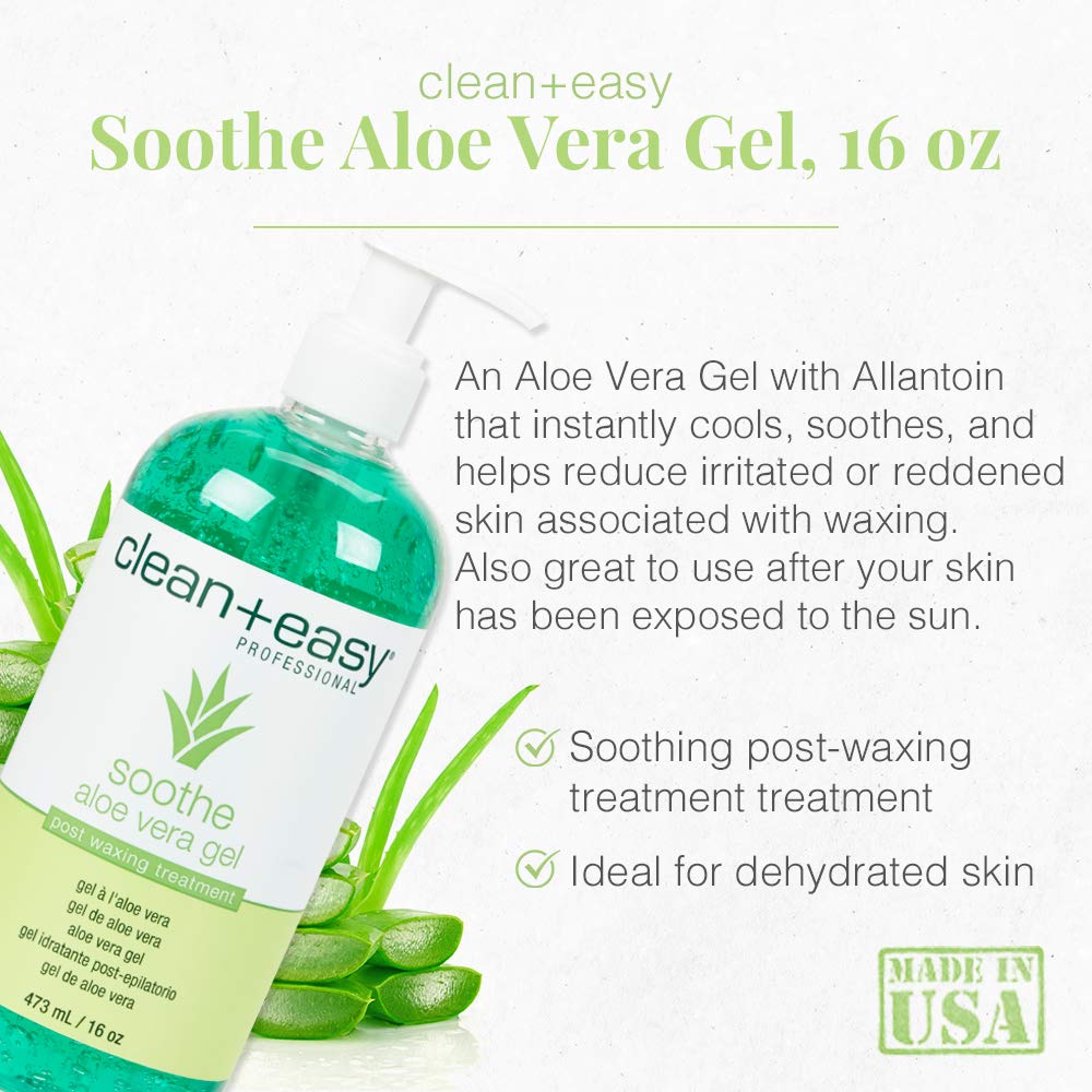 Packaging du Gel Aloe Vera Clean + Easy Post Épilation