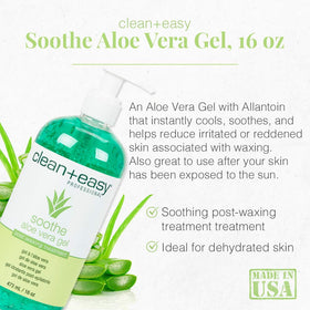 Packaging du Gel Aloe Vera Clean + Easy Post Épilation