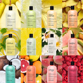 packaging du gel douche au gingembre philosophy