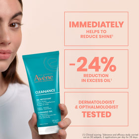 Packaging du gel nettoyant Cleanance Avène