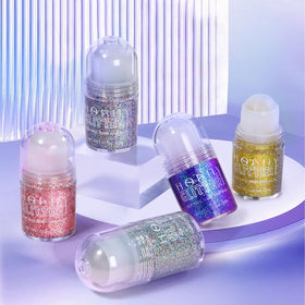 Packaging du gel paillettes HOSAILY sur fond coloré