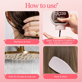 packaging du glaze Supergloss Color Conditioning Gloss 240g