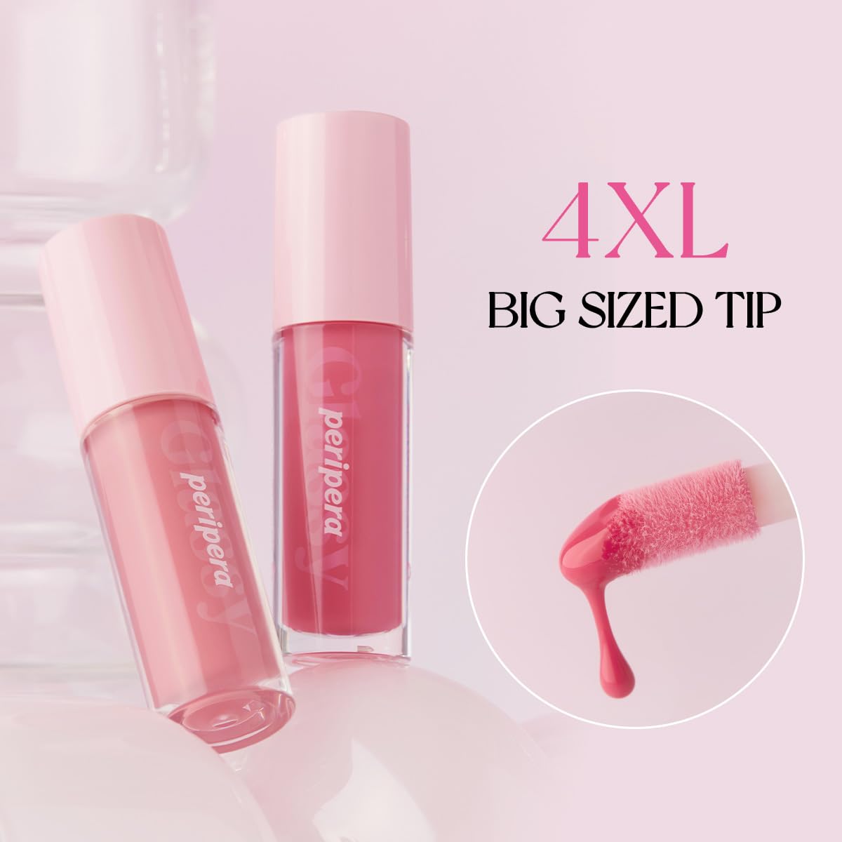 Packaging du gloss à lèvres Peripera Ink Glasting 9g