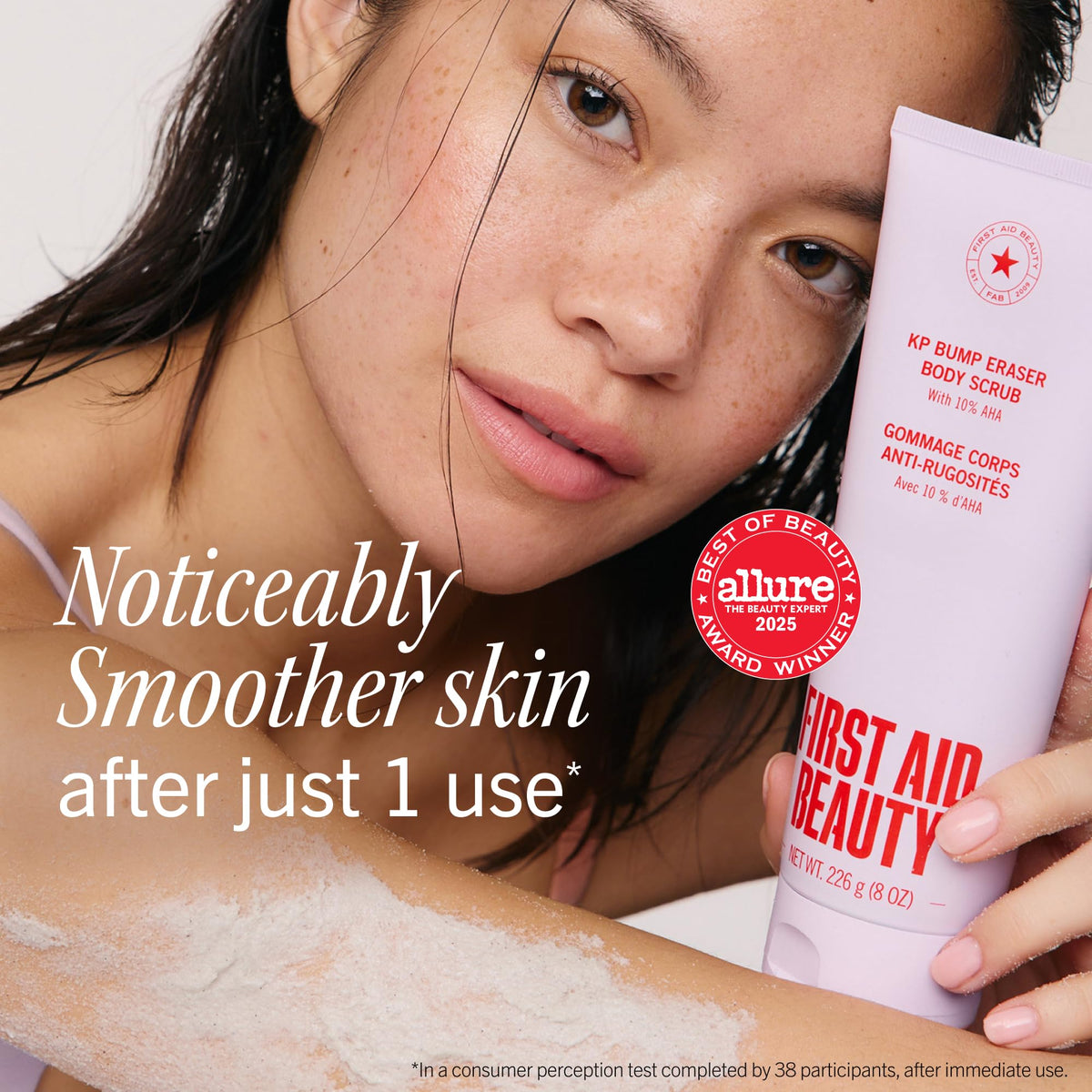 Packaging du Gommage KP Bump Eraser de First Aid Beauty