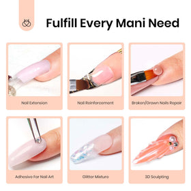 Packaging du kit d'extension d'ongles Beetles