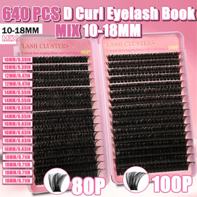 Packaging du kit d'extensions de cils Gmagictobo