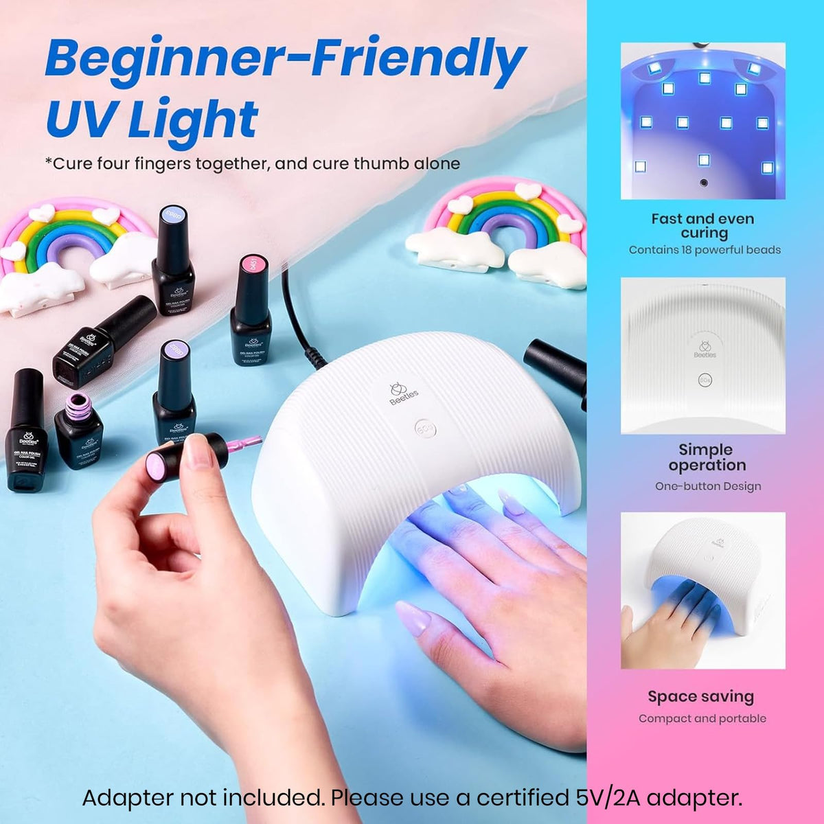 packaging du kit de vernis gel beetles