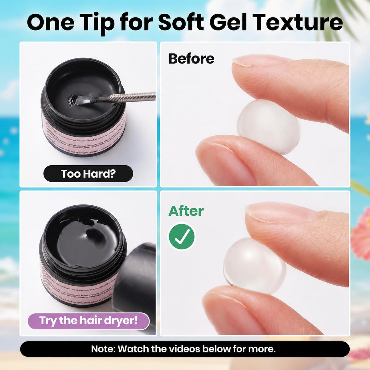 Packaging du kit Gel 3D Nail Art beetles Gel Polish