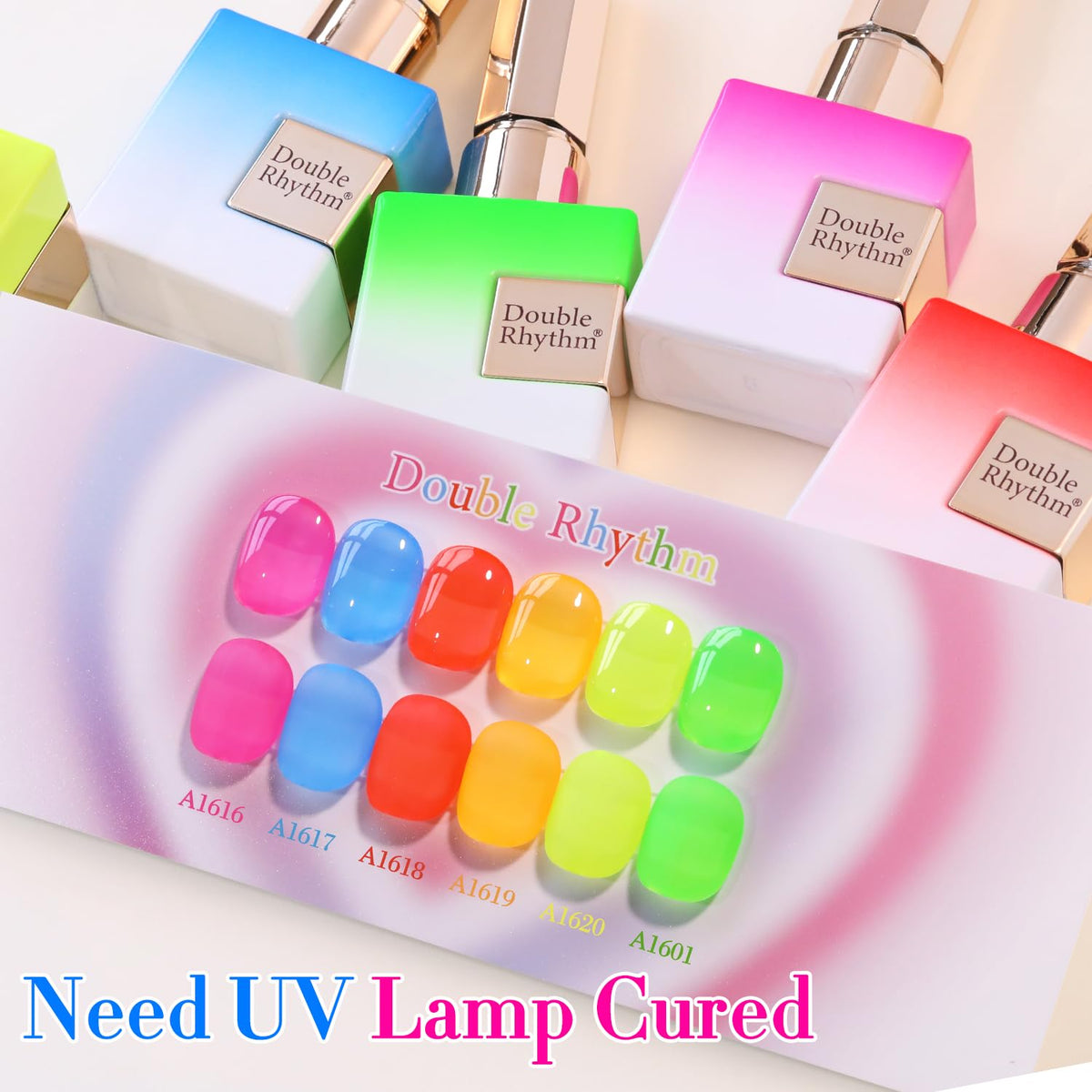 Packaging du kit gel polish Double Rhythm avec instructions