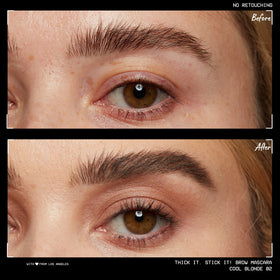 Packaging du mascara à sourcils NYX Cool Blonde