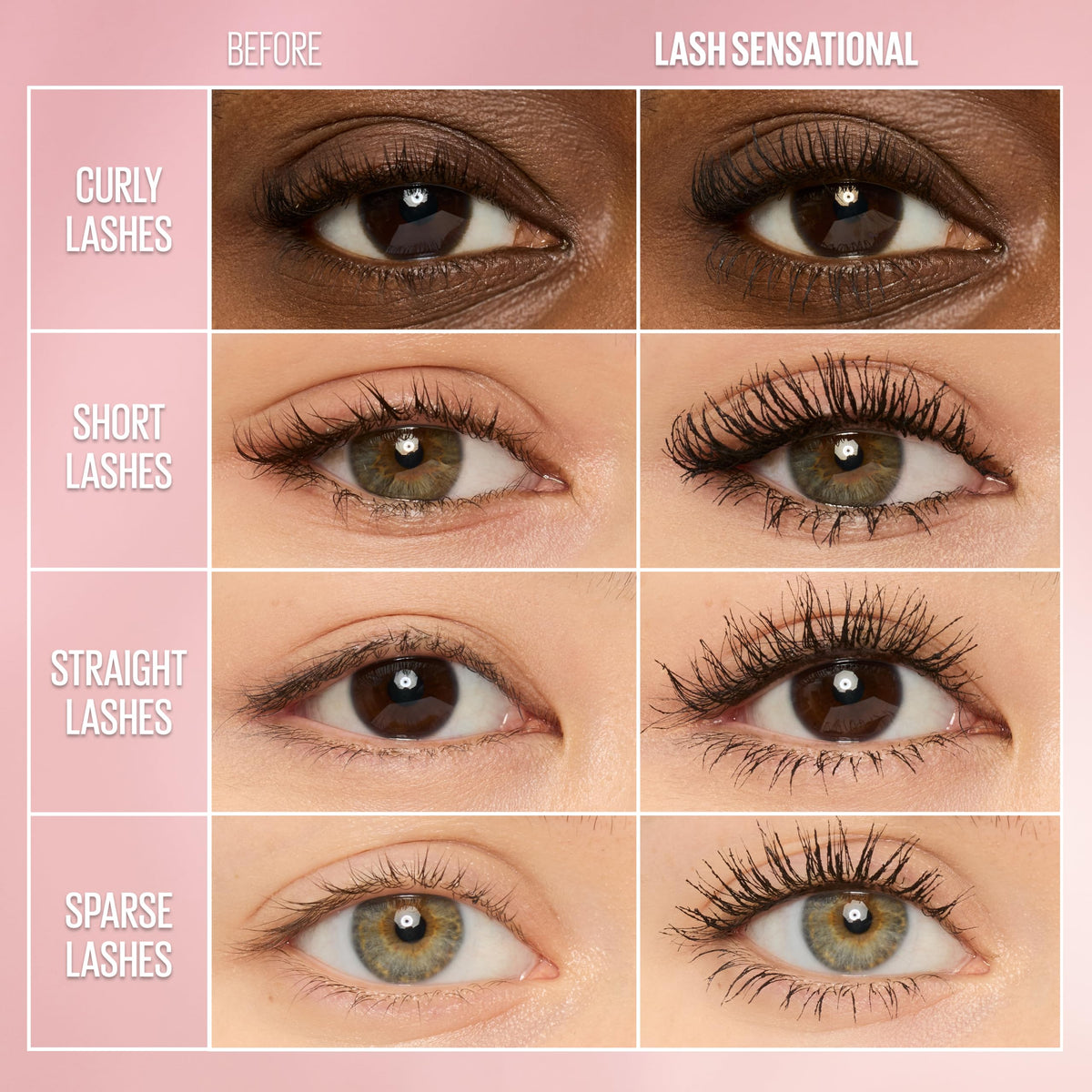 Packaging du mascara Lash Sensational de MAYBELLINE