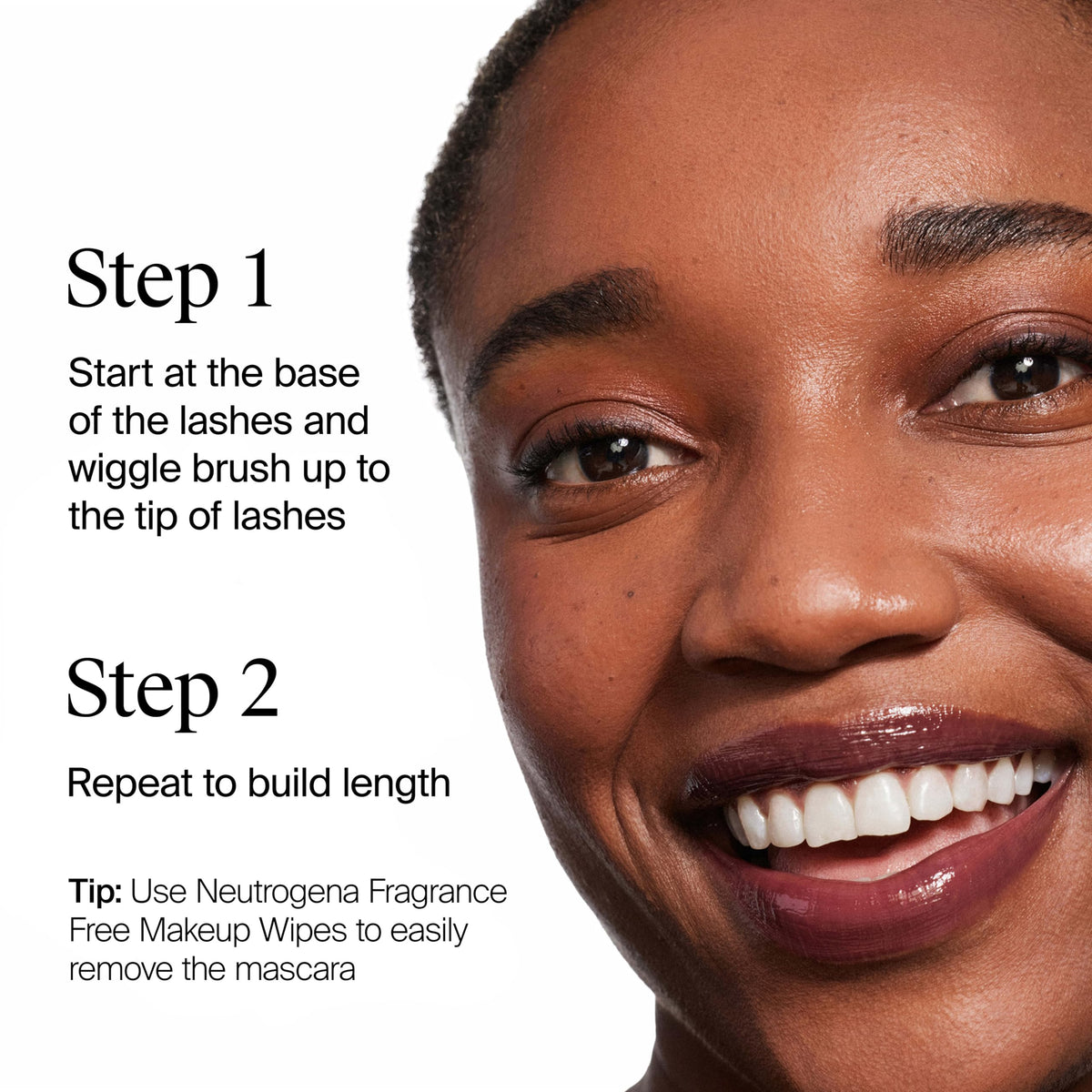 Packaging du mascara Neutrogena Healthy Lengths Brune
